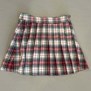 Brooks Brothers Plaid Pleated Skirt